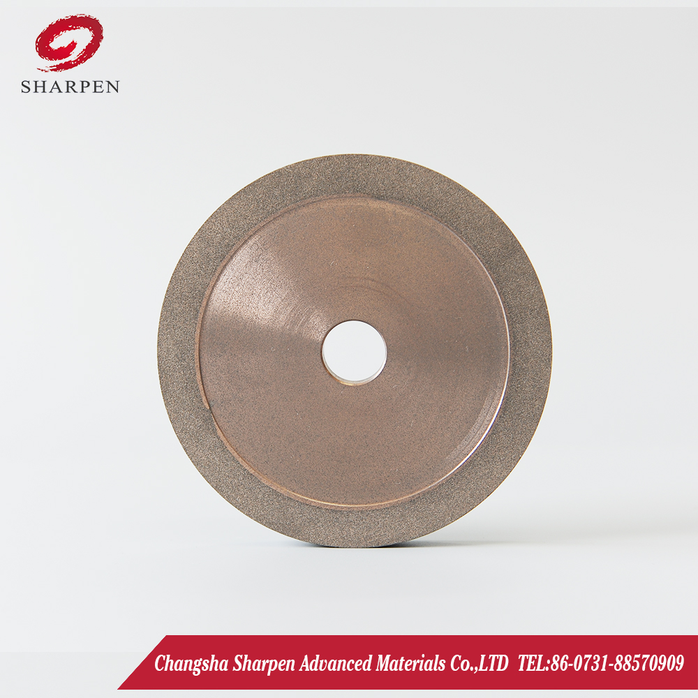 Strong grooved grinding wheel